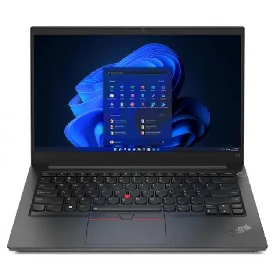 Lenovo ThinkPad laptop 14" FHD i5-1235U 8GB 256GB IrisXe W11Pro fekete Lenovo ThinkPad E14 G4 : 21E30055HV fotó