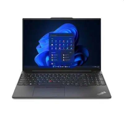 Lenovo ThinkPad laptop 16" WUXGA i7-13700H 32GB 1TB IrisXe DOS fekete Lenovo ThinkPad E16 G1 : 21JN00DLHV fotó