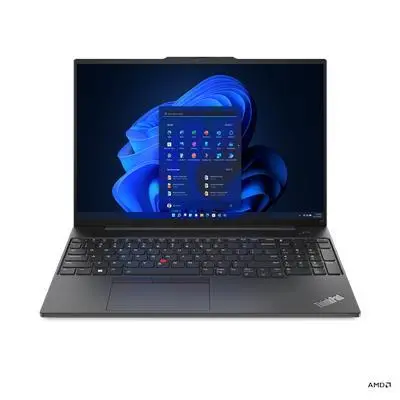 Lenovo ThinkPad laptop 16" WUXGA R7-7730U 24GB 1TB Radeon DOS fekete Lenovo ThinkPad E16 G1 : 21JT003EHV fotó
