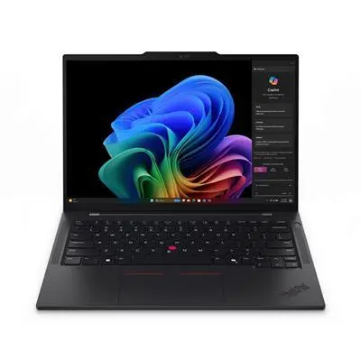 Lenovo Thinkpad laptop 14" Snapdragon X Elite 32GB 1TB Int.VGA Win11 Pro fekete : 21N1000SHV fotó