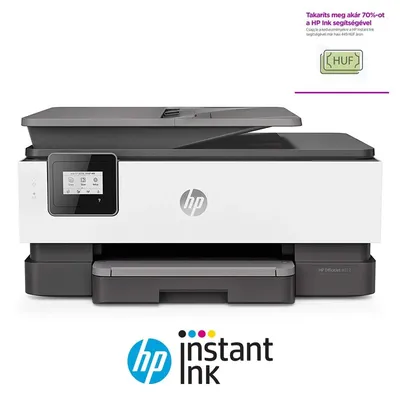 MFP tintasugaras A4 színes HP OfficeJet 8012E All-in-One multifunkciós Instant Ink ready nyomtató : 228F8B fotó