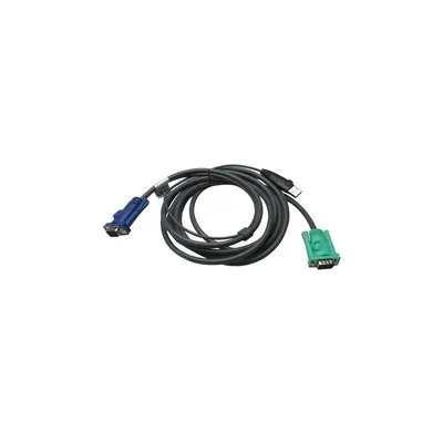KVM switch Kábel USB VGA 3.0m : 2L-5203U fotó