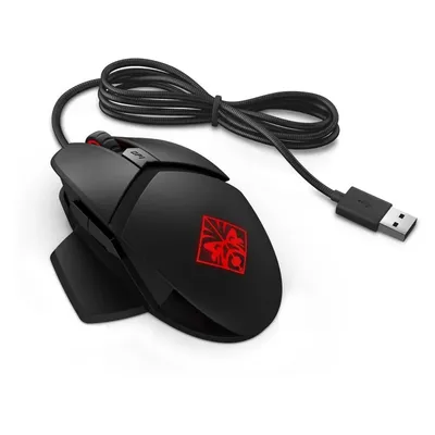 Gamer egér USB Omen Reactor Mouse fekete : 2VP02AA fotó