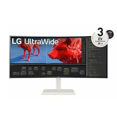 Monitor 38" 3840x1600 IPS HDMI DP USB USB-C LG 38WR85QC-W : 38WR85QC-W.AEU fotó