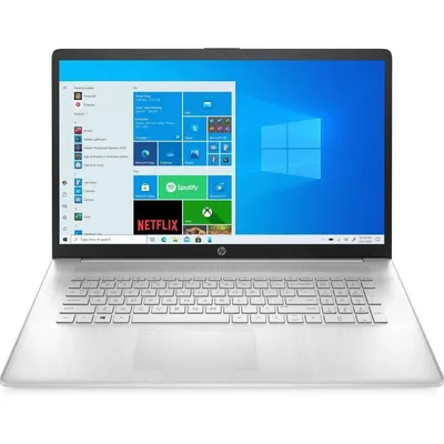 HP 17 laptop 17,3" FHD i3-1125G4 8GB 256GB UHD W10 ezüst HP 17-cn0003nh : 472W2EA fotó