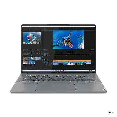 Lenovo Yoga laptop 14" 3K R5-6600HS 16GB 512GB Radeon W11 szürke Lenovo Yoga Slim 7 ProX : 82TL004PHV fotó