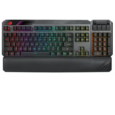 Vezetéknélküli gamer billentyűzet Asus ROG Claymore II fekete HU : 90MP01W0-BKHA00 fotó