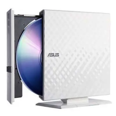DVD író USB ASUS SDRW-08D2S-U LITE/WHITE USB dobozos fehér : 90-DQ0436-UA221KZ fotó