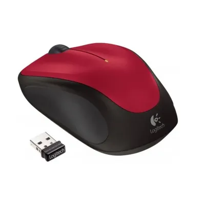 Vezetéknélküli egér Logitech M235 piros : 910-002496 fotó