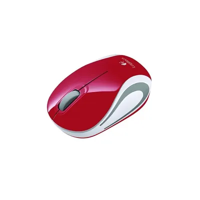 Vezetéknélküli egér Logitech M187 piros : 910-002732 fotó