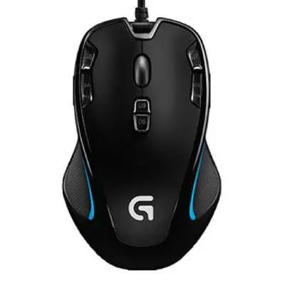 Gamer egér USB Logitech G300s fekete : 910-004345 fotó
