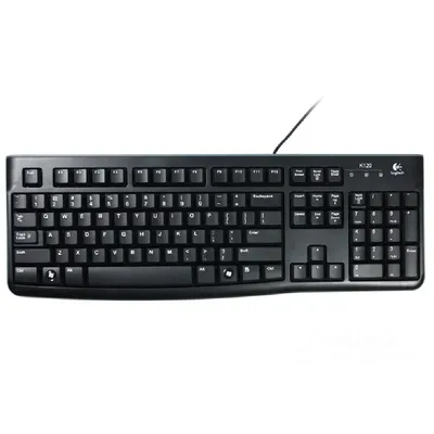 Billentyűzet Logitech K120 USB fekete Keyboard : 920-002491 fotó