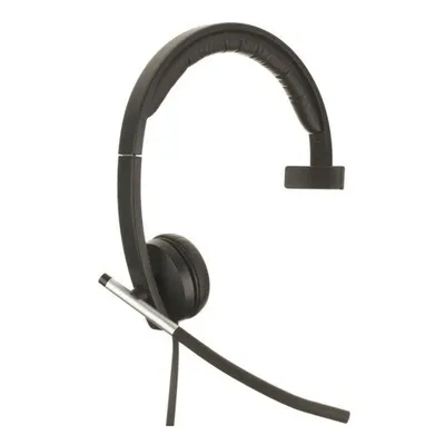 Fejhallgató Logitech H650e USB fekete vezetékes mono headset : 981-000514 fotó
