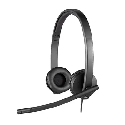 Headset Logitech H570e USB fekete vezetékes : 981-000575 fotó