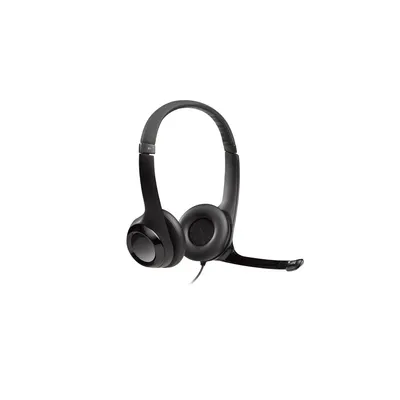 Fejhallgató mikrofonos Logitech headset H390 USB : 981-000803 fotó