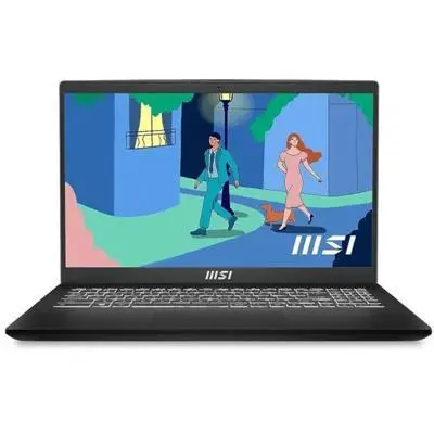 MSI Modern 15 laptop 15,6"FHD i3-1315U 8GB 512GB Int.VGA fekete : 9S7-15H112-1030 fotó