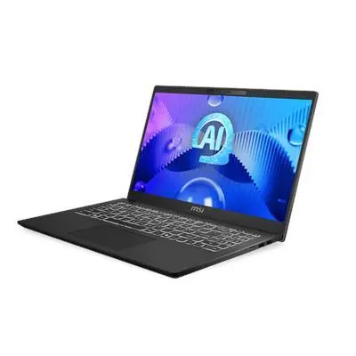 MSI Business NB Modern 15 laptop 15.6" FHD Cu7-155H, 16GB 512GB NoOS Fekete : 9S7-15H551-074 fotó