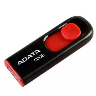 64GB Pendrive USB2.0 fekete Adata C008 : AC008-64G-RKD fotó