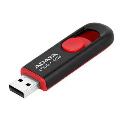8GB Pendrive USB2.0 fekete Adata C008 : AC008-8G-RKD fotó