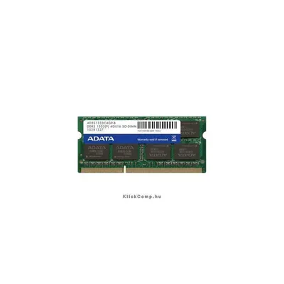 4GB DDR3 notebook memória 1333MHz : AD3S1333C4G9-R fotó