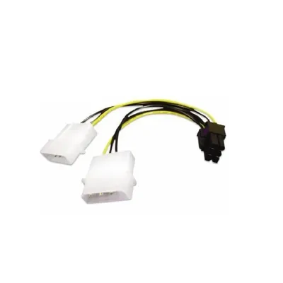 Kábel átalakító 2x 4-Pin Molex - 6-Pin PCIe Akasa : AK-CB4-6 fotó