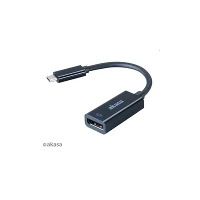 USB 3.1 C - Displayport átalakító 15cm Akasa AK-CBCA05-15BK : AK-CBCA05-15BK fotó