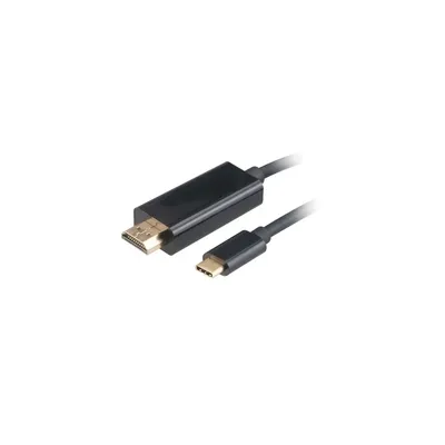 USB3.1 C - HDMI 4K átalakító 180cm adapter : AK-CBCA12-18BK fotó