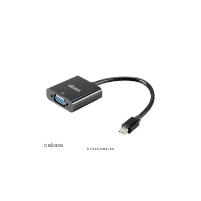 miniDisplayport - VGA adapter - Akasa AK-CBDP07-20BK : AK-CBDP07-20BK fotó