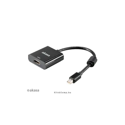 Mini Displayport - HDMI adapter - Akasa AK-CBDP09-20BK : AK-CBDP09-20BK fotó