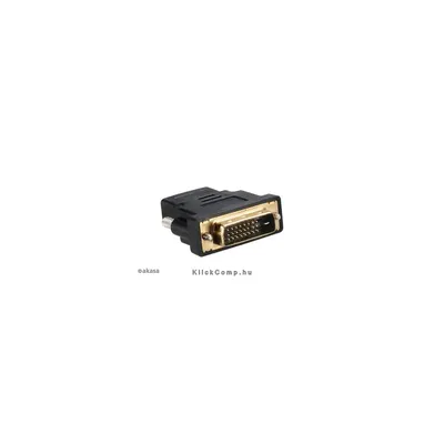DVI-D - HDMI adapter Akasa AK-CBHD03-BK v.2 : AK-CBHD03-BKV2 fotó
