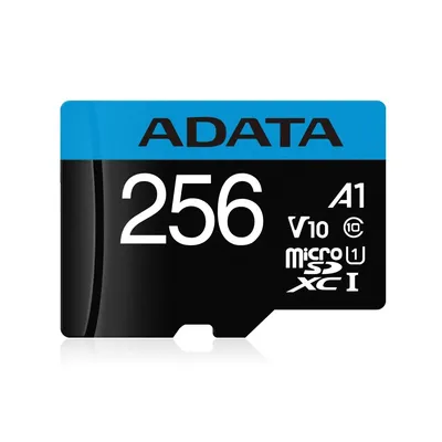 Memória-kártya 64GB SD micro SDXC Class 10 UHS-I ADATA Premier kártya adapterrel : AUSDX64GUICL10A1-RA1 fotó