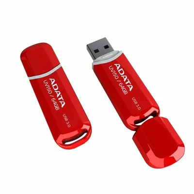 64GB Pendrive USB3.0 piros Adata UV150 : AUV150-64G-RRD fotó