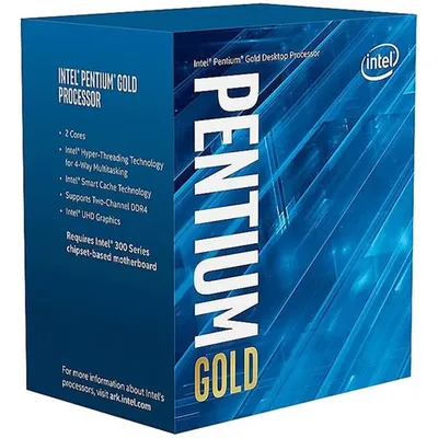Intel Processzor Pentium LGA1200 4,30GHz 4MB Pentium G6605 box CPU : BX80701G6605 fotó