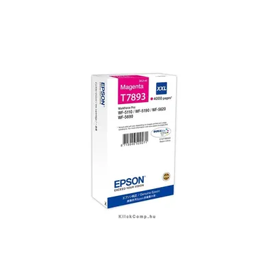 EPSON WorkForce Pro WP-5000 tintaPatron XXL Piros Magenta 4k : C13T789340 fotó