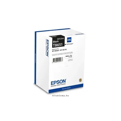 EPSON WP-M5190/M5690 tintaPatron 221.0 ml 10000 oldal fekete : C13T865140 fotó