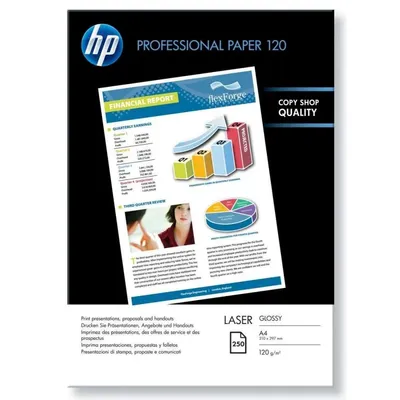 hp prof. laser paper Glossy, A4 120g 250 sheet : CG964A fotó