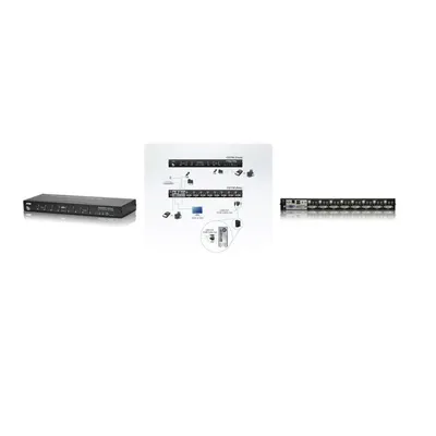 KVM S.8PC USB DVI +Audio CS1768 : CS1768-AT-G fotó