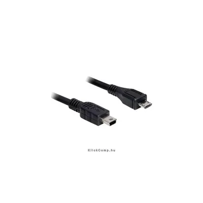USB 2.0 micro-B apa> USB mini apa kábel, 1m Delock : DELOCK-83177 fotó
