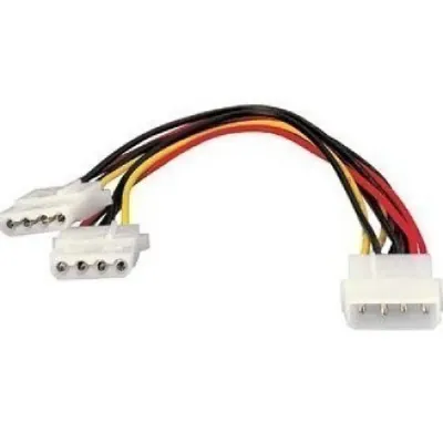 Y kábel 1×5,25 molex apa -> 2×5,25 molex anya 20cm : EQUIP-112030 fotó