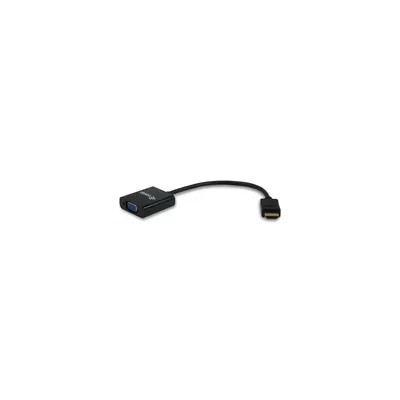 Átalakító HDMI-VGA apa/anya Audio fekete : EQUIP-11903607 fotó