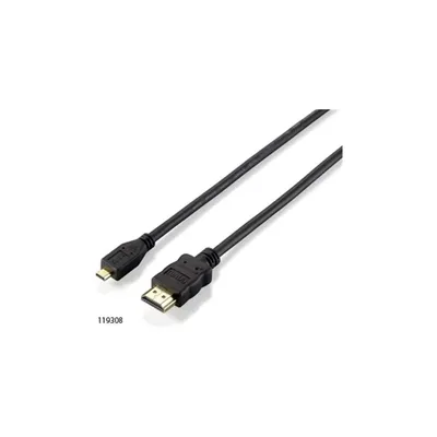 HDMI MicroHDMI kábel 1.4, apa/apa, 2m Delock : EQUIP-119308 fotó