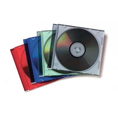 CD-tok vékony 1 lemez vegyes színek : FELLOWES-98317 fotó