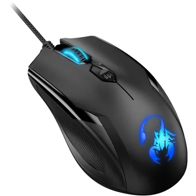 Gamer egér USB Genius Ammox X1-600 fekete : GENIUS-31040006400 fotó