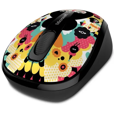 vezeték nélküli egér egyedi minta Muxxi Microsoft Mobile Mouse 3500 : GMF-00368 fotó