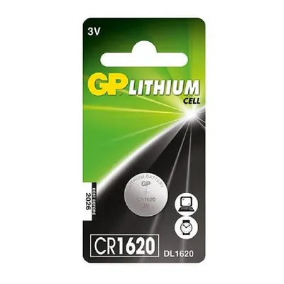 Elem CR1620 (16×2mm) Lithium gombelem : GPCR1620-7C5 fotó