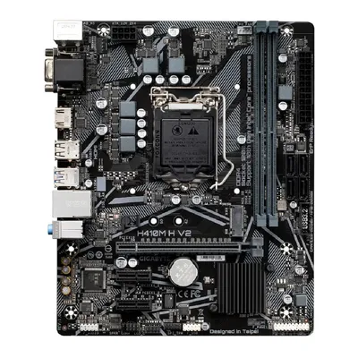 Alaplap H410 LGA1200 2xDDR4 Gigabyte H410M-H V2 mATX : H410M-H-V2 fotó
