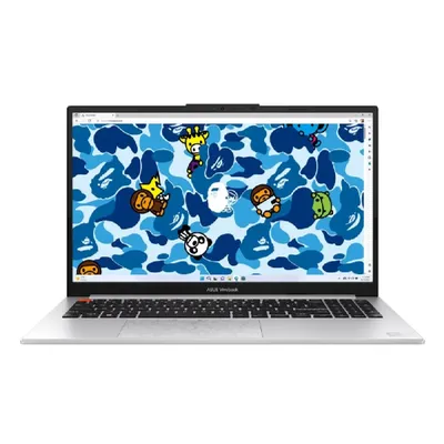 Asus VivoBook laptop 15,6" WQHD+ i5-13500H 16GB 512GB IrisXe W11 ezüst Asus VivoBook S 15 BAPE Edition : K5504VA-MA265W fotó