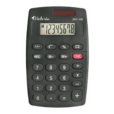 Zsebszámológép Victoria GVZ-109 fekete : KC-109 fotó