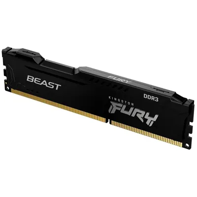 8GB DDR3 memória 1866MHz 1x8GB Kingston FURY Beast Black : KF318C10BB_8 fotó