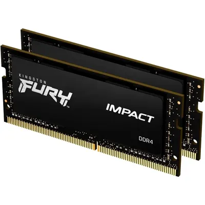 16GB DDR4 notebook memória 2666MHz 2x8GB Kingston FURY Impact : KF426S15IBK2_16 fotó